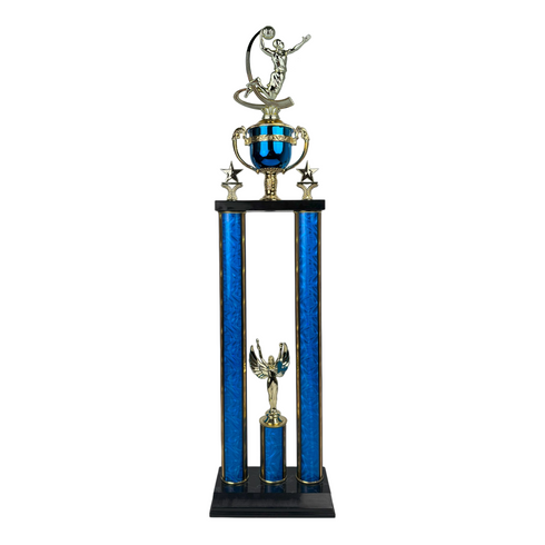 Trofeo de Tubo con Figura Serie 50 de Baloncesto
